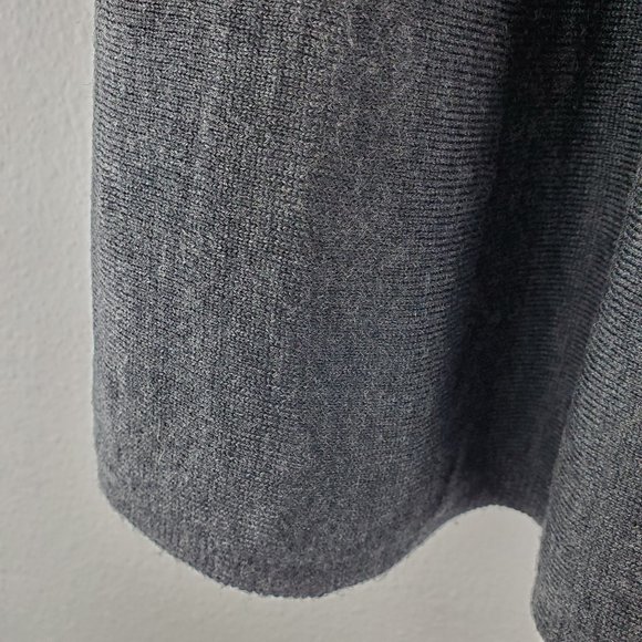 Eileen Fisher grey skirt merino knit XS / TP minimalist laggenlook luxury - Picture 3 of 8